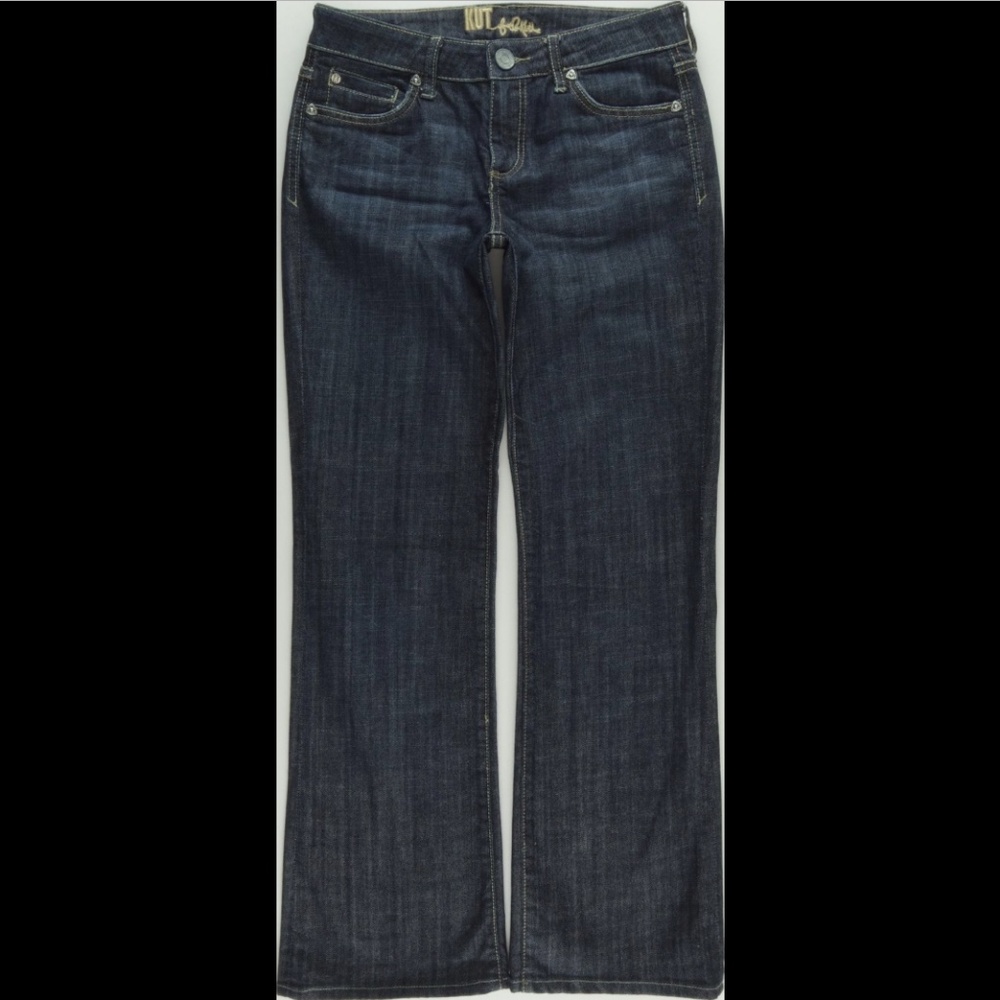 KUT From The Kloth Wide Leg Flare Jeans sz 2 #1344 - Picture 4 of 8
